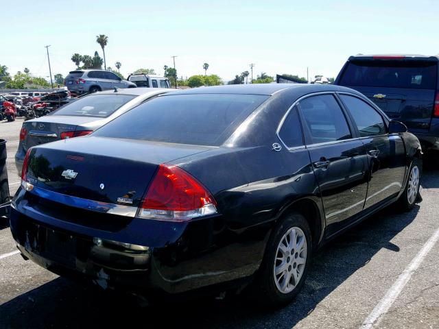 2G1WS583081295058 - 2008 CHEVROLET IMPALA POL BLACK photo 4