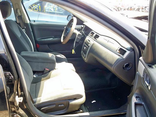 2G1WS583081295058 - 2008 CHEVROLET IMPALA POL BLACK photo 5