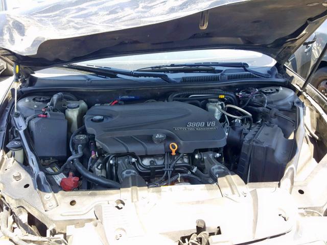 2G1WS583081295058 - 2008 CHEVROLET IMPALA POL BLACK photo 7