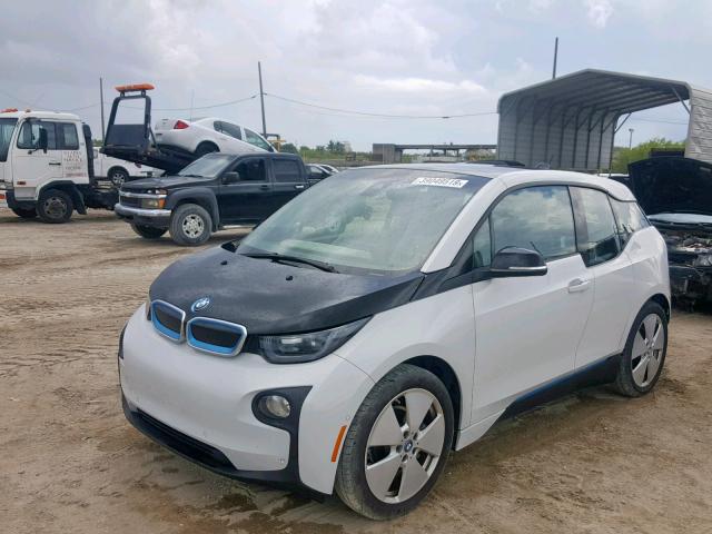 WBY1Z2C55FV287018 - 2015 BMW I3 BEV WHITE photo 2