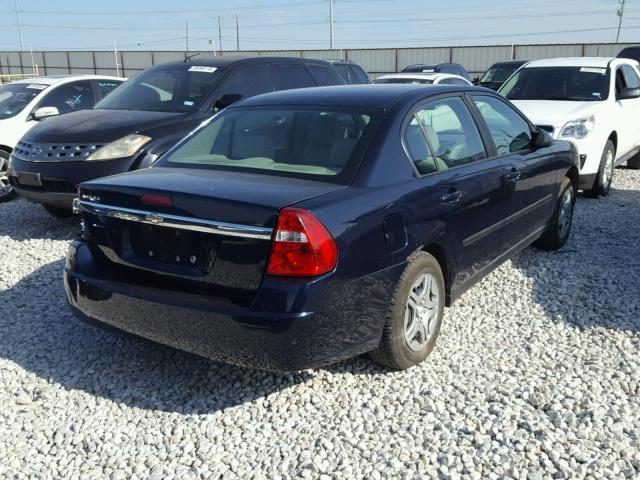 1G1ZS52F35F256176 - 2005 CHEVROLET MALIBU BLUE photo 4