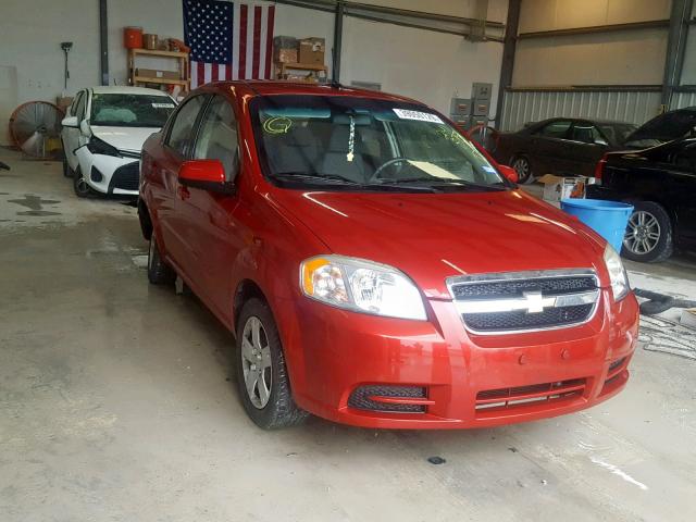 KL1TD5DE7BB241878 - 2011 CHEVROLET AVEO LS RED photo 1