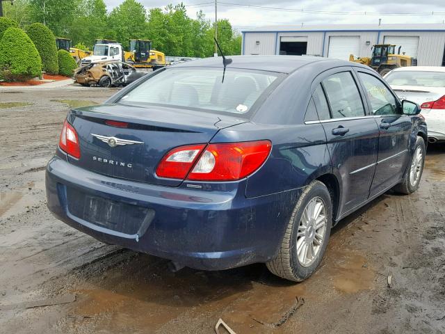 1C3LC56R98N257202 - 2008 CHRYSLER SEBRING TO BLUE photo 4