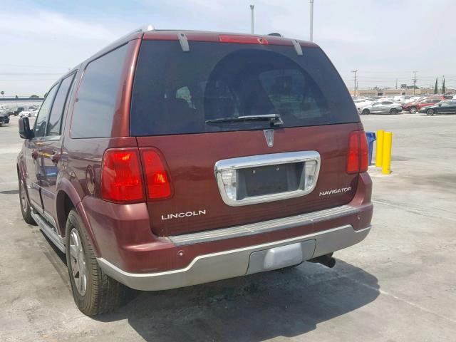 5LMFU27R73LJ39553 - 2003 LINCOLN NAVIGATOR BURGUNDY photo 3