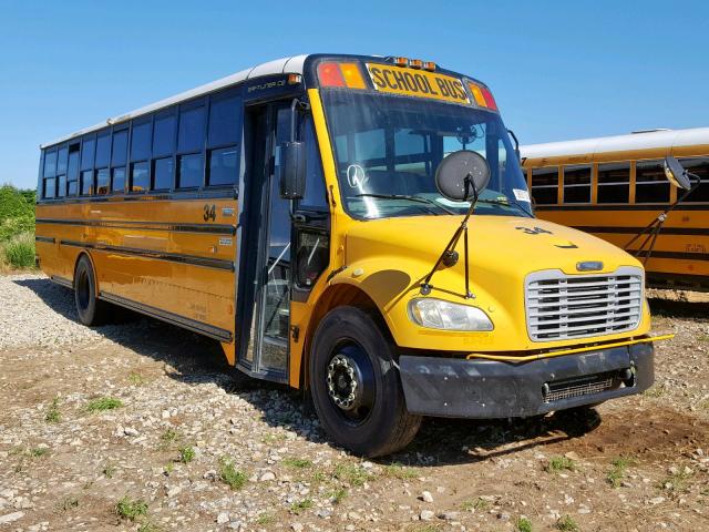 4UZABRCS17CX52603 - 2007 FREIGHTLINER CHASSIS B2 YELLOW photo 1