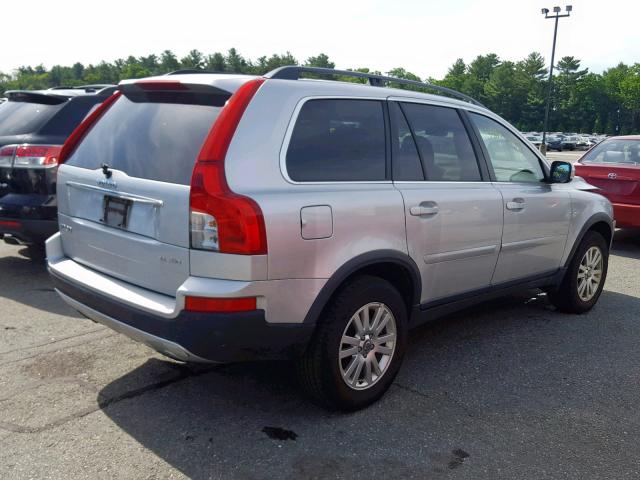 YV4CZ982X81435320 - 2008 VOLVO XC90 3.2 SILVER photo 4