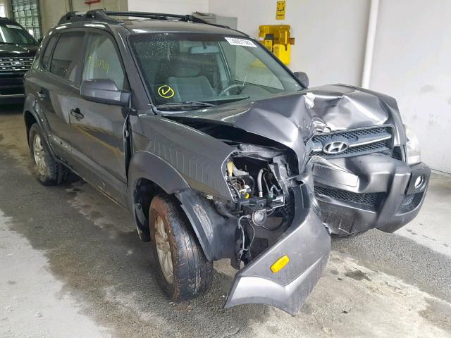 KM8JN72D27U667844 - 2007 HYUNDAI TUCSON SE GRAY photo 1