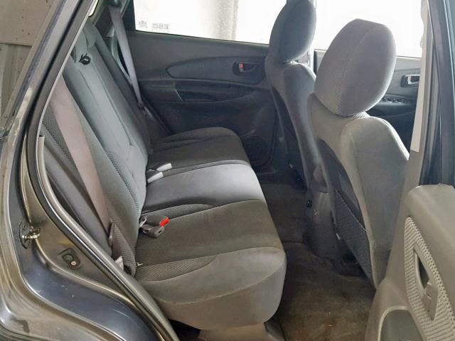 KM8JN72D27U667844 - 2007 HYUNDAI TUCSON SE GRAY photo 6