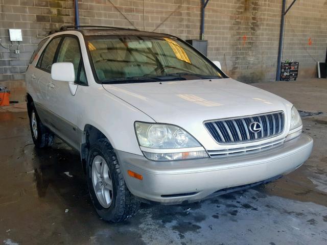 JTJGF10U010109255 - 2001 LEXUS RX 300 WHITE photo 1