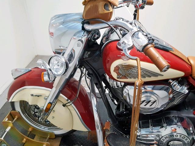 56KCCVAA9H3350255 - 2017 INDIAN MOTORCYCLE CO. CHIEF VINT RED photo 9