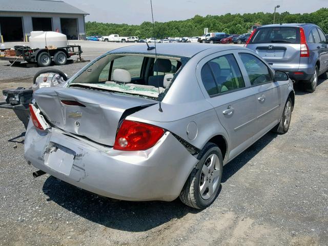 1G1AT58H697149089 - 2009 CHEVROLET COBALT LT SILVER photo 4