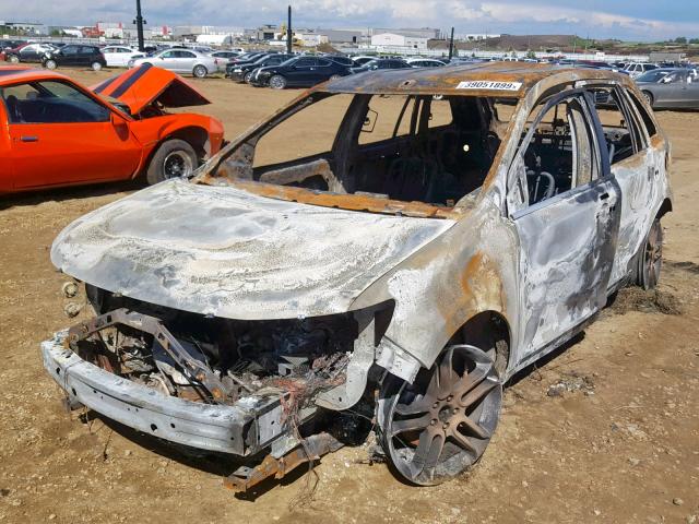 2FMDK4JC5DBE27511 - 2013 FORD EDGE SEL BURN photo 2