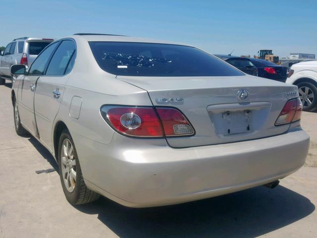 JTHBF30G836020776 - 2003 LEXUS ES 300 TAN photo 3