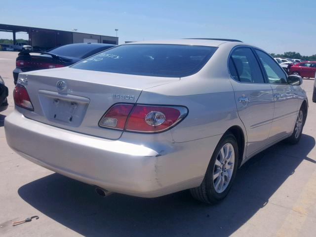 JTHBF30G836020776 - 2003 LEXUS ES 300 TAN photo 4