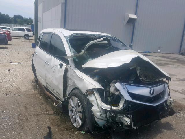 5J8TB2H25AA004499 - 2010 ACURA RDX WHITE photo 1