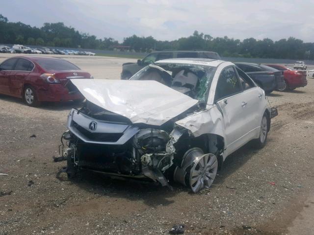 5J8TB2H25AA004499 - 2010 ACURA RDX WHITE photo 2