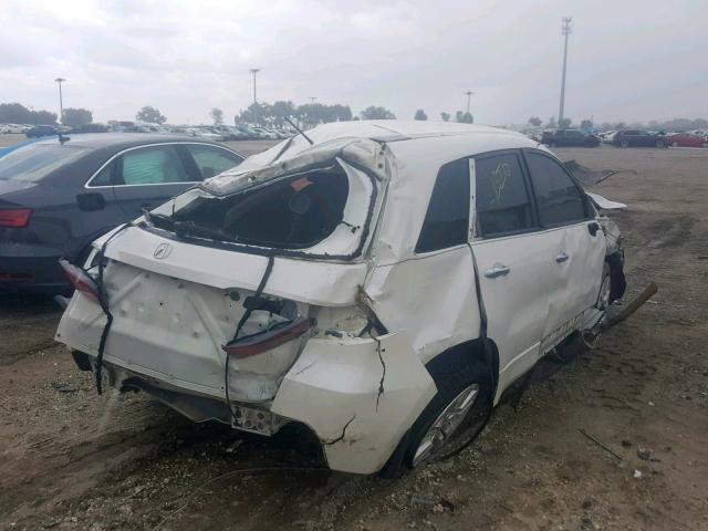 5J8TB2H25AA004499 - 2010 ACURA RDX WHITE photo 4