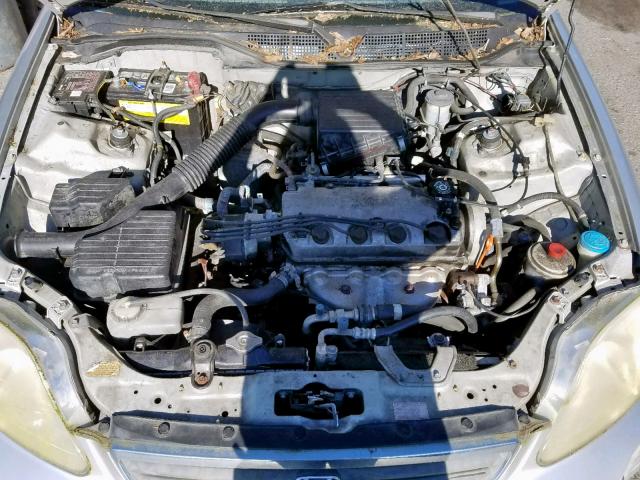 2HGEJ6614XH526547 - 1999 HONDA CIVIC BASE SILVER photo 7