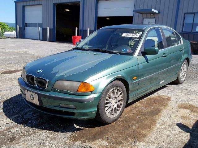 WBAAM5336XFR11367 - 1999 BMW 328 I AUTO GREEN photo 2