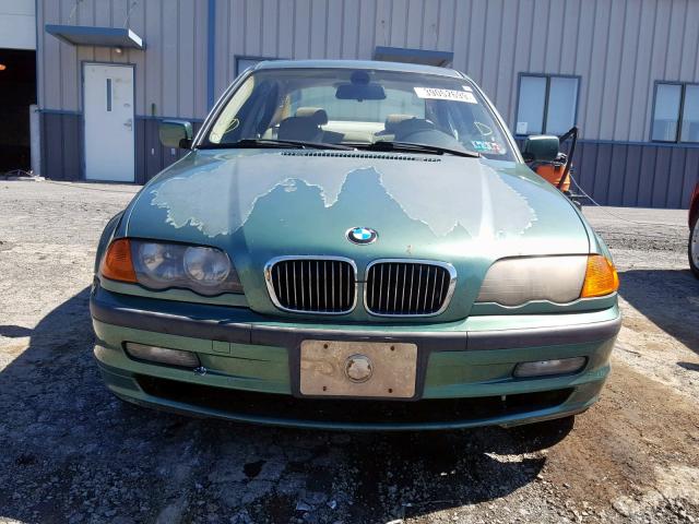 WBAAM5336XFR11367 - 1999 BMW 328 I AUTO GREEN photo 9