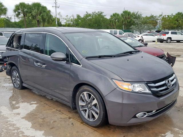 5FNRL5H98FB047088 - 2015 HONDA ODYSSEY TO GRAY photo 1