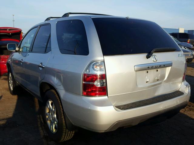 2HNYD18605H541147 - 2005 ACURA MDX TOURIN SILVER photo 3