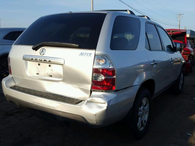 2HNYD18605H541147 - 2005 ACURA MDX TOURIN SILVER photo 4