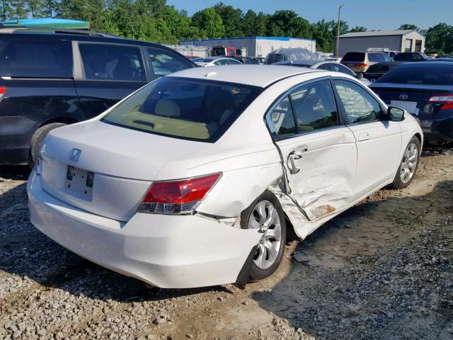 1HGCP26839A122457 - 2009 HONDA ACCORD EXL WHITE photo 4