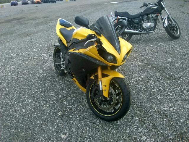 JYARN23E69A001264 - 2009 YAMAHA YZFR1 YELLOW photo 1