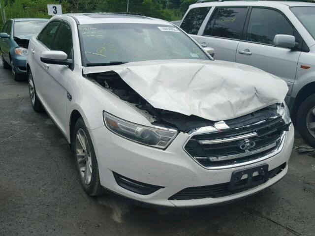 1FAHP2E85DG142078 - 2013 FORD TAURUS SEL WHITE photo 1