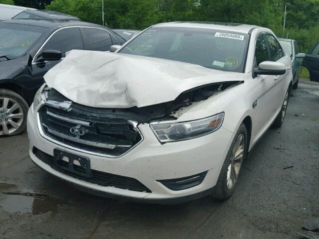 1FAHP2E85DG142078 - 2013 FORD TAURUS SEL WHITE photo 2