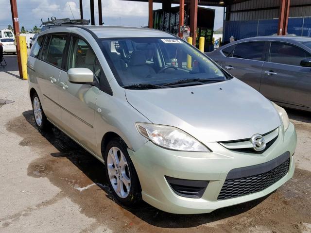 JM1CR293580302844 - 2008 MAZDA 5 GREEN photo 1