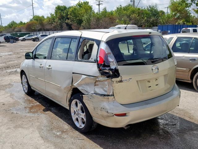 JM1CR293580302844 - 2008 MAZDA 5 GREEN photo 3