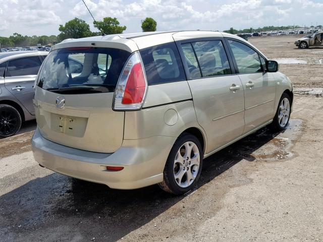 JM1CR293580302844 - 2008 MAZDA 5 GREEN photo 4