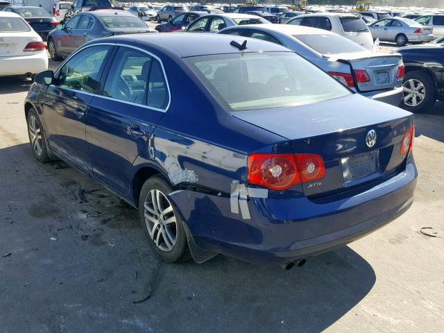 3VWSF71K66M811613 - 2006 VOLKSWAGEN JETTA 2.5 BLUE photo 3