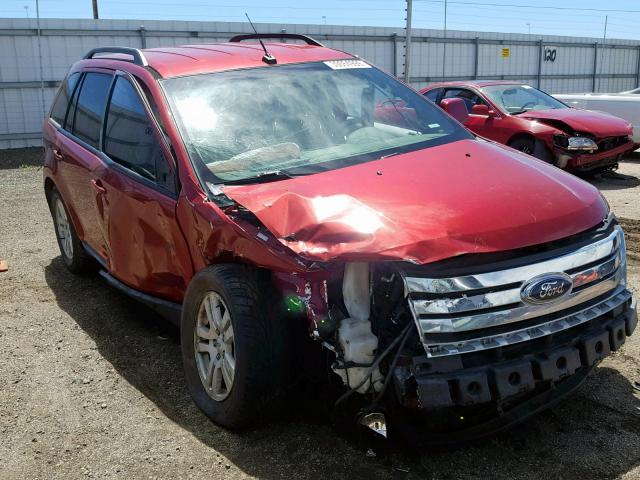 2FMDK48C28BB21314 - 2008 FORD EDGE SEL RED photo 1