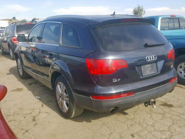 WA1BY74L17D031205 - 2007 AUDI Q7 3.6 QUA BLACK photo 3