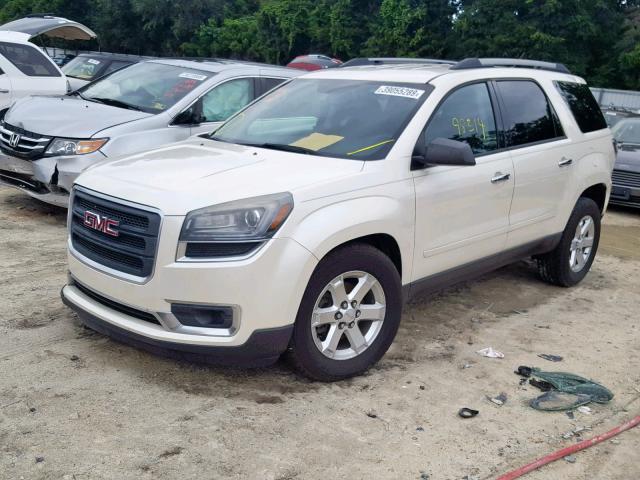 1GKKRNED2EJ359220 - 2014 GMC ACADIA SLE WHITE photo 2