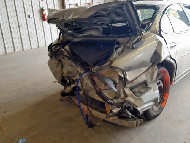 1G2WJ52J4YF130693 - 2000 PONTIAC GRAND PRIX SILVER photo 9