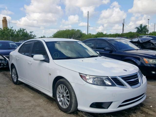 YS3FA4CY6B1302351 - 2011 SAAB 9-3 2.0T WHITE photo 1