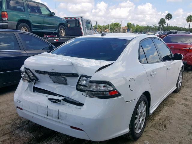 YS3FA4CY6B1302351 - 2011 SAAB 9-3 2.0T WHITE photo 4