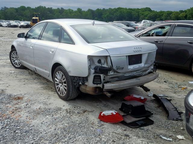 WAUDH74F47N170731 - 2007 AUDI A6 3.2 QUA SILVER photo 3