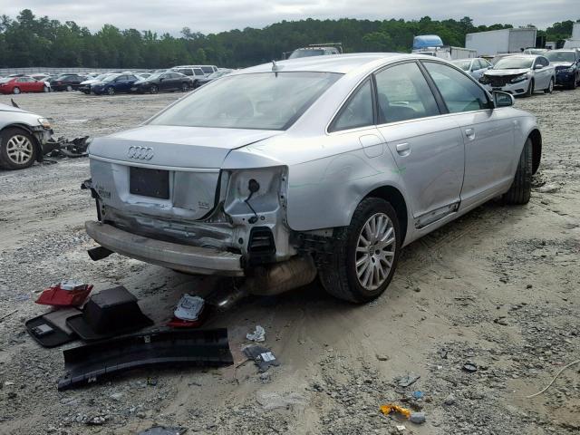 WAUDH74F47N170731 - 2007 AUDI A6 3.2 QUA SILVER photo 4