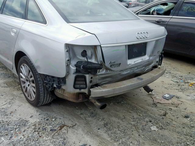 WAUDH74F47N170731 - 2007 AUDI A6 3.2 QUA SILVER photo 9