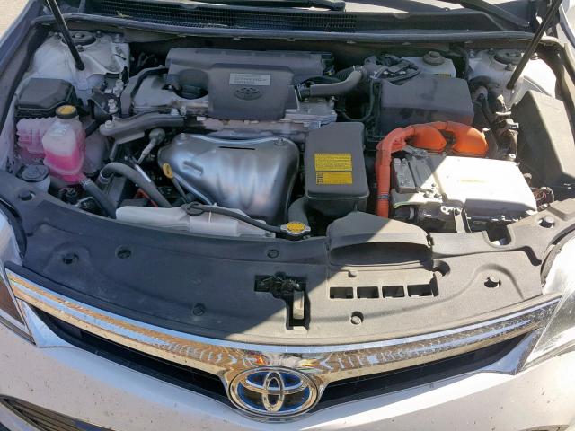 4T1BD1EB8FU040739 - 2015 TOYOTA AVALON HYB WHITE photo 7