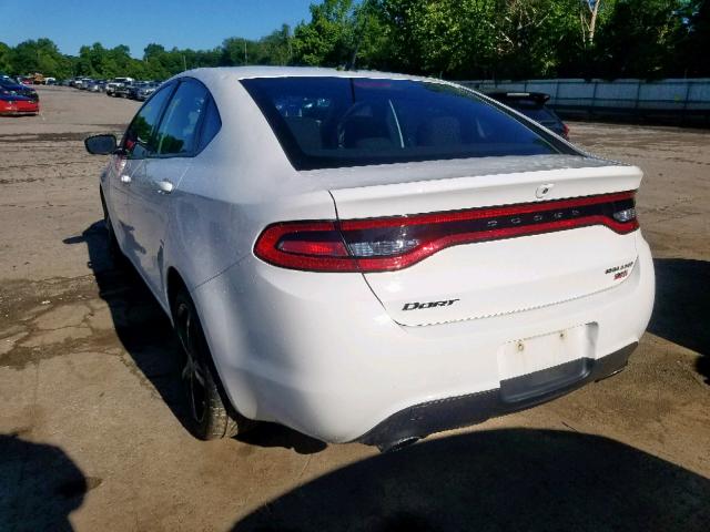 1C3CDFBH8DD135754 - 2013 DODGE DART SXT WHITE photo 3