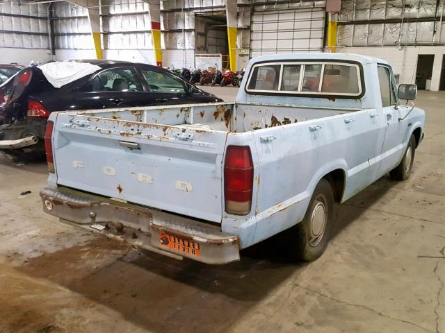 BXR89014 - 1980 FORD COURIER BLUE photo 4