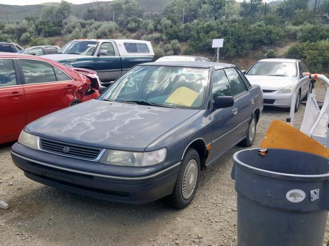 4S3BC6322N7605426 - 1992 SUBARU LEGACY L BLUE photo 2