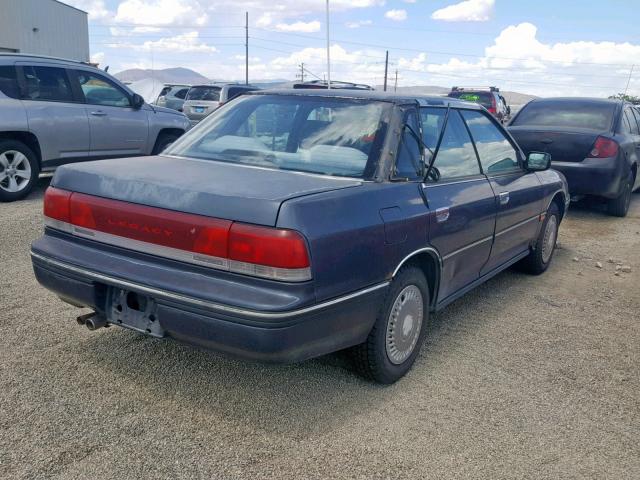 4S3BC6322N7605426 - 1992 SUBARU LEGACY L BLUE photo 4