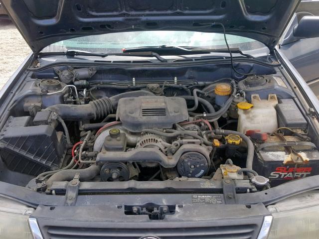 4S3BC6322N7605426 - 1992 SUBARU LEGACY L BLUE photo 7